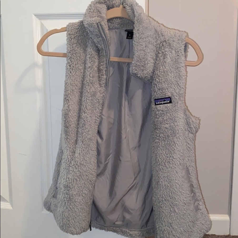 grey Patagonia vest!